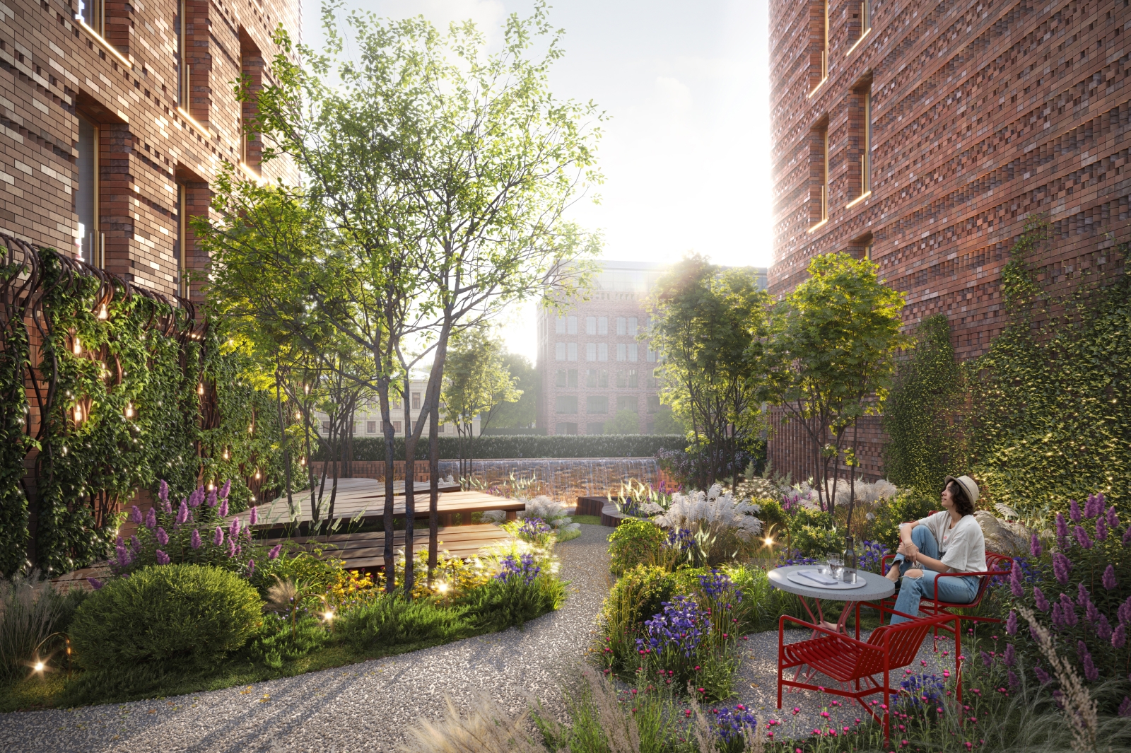 Благоустройство двора от застройщика